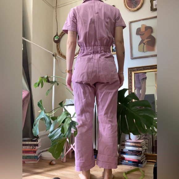 big bud press short sleeve jumpsuit in lilac - Picture 3 of 4
